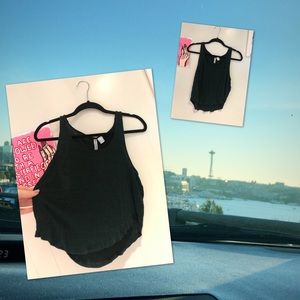 GREEN crop top. Super soft!